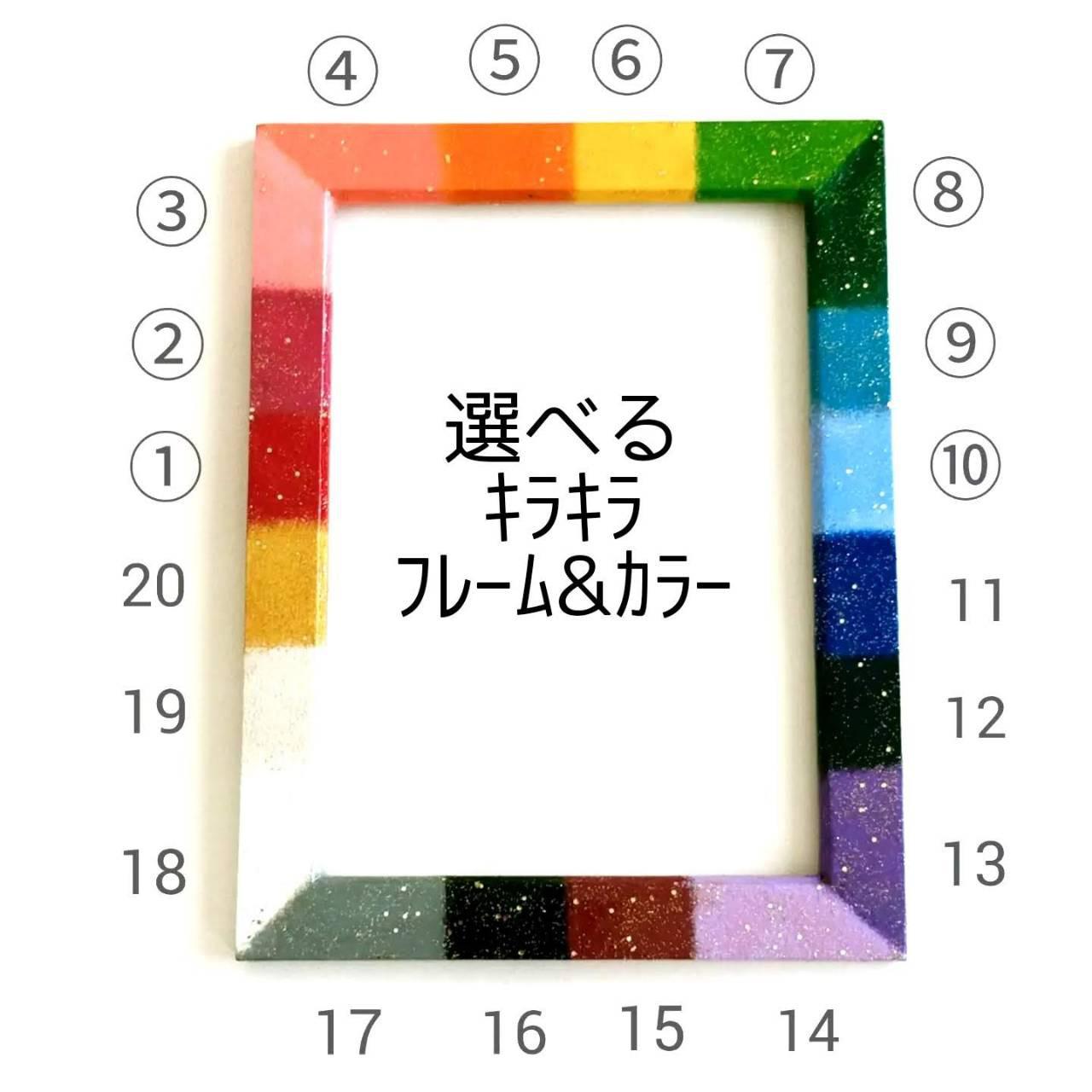 【母の日ギフト】光のお守りアート✨お母さんイラスト|名前ポエム 筆文字 選べる輝くフレーム 枯れないお花 感謝状 | 2枚目